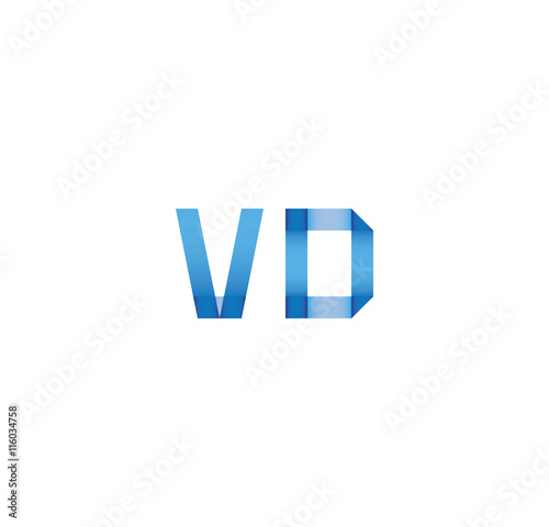 Free Download vd initial simple modern blue  - GFXLoad