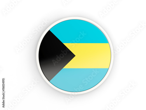 Flag of bahamas. Round icon with frame Free Download Flag of bahamas. Round icon with frame - GFXLoad