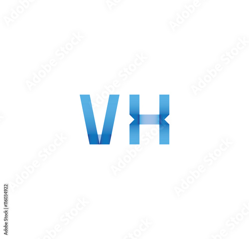 Free Download vx initial simple modern blue  - GFXLoad