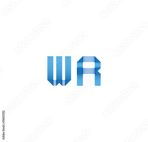 Free Download wr initial simple modern blue  - GFXLoad