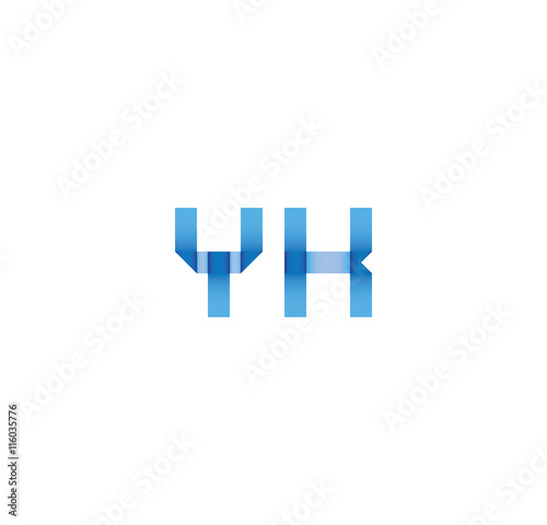 Free Download yk initial simple modern blue  - GFXLoad