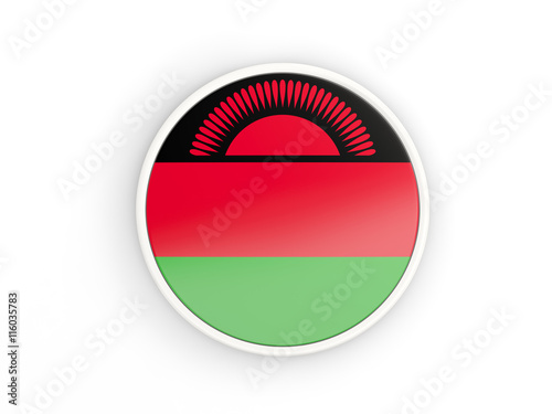 Flag of malawi. Round icon with frame Free Download Flag of malawi. Round icon with frame - GFXLoad