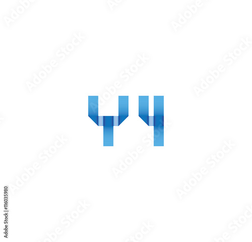 Free Download y4 initial simple modern blue  - GFXLoad