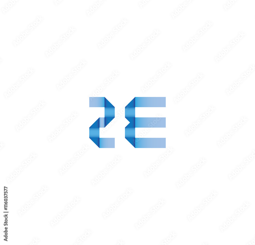 2e initial simple modern blue 2e initial simple modern blue