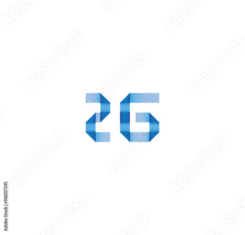 2g initial simple modern blue Free Download 2g initial simple modern blue - GFXLoad
