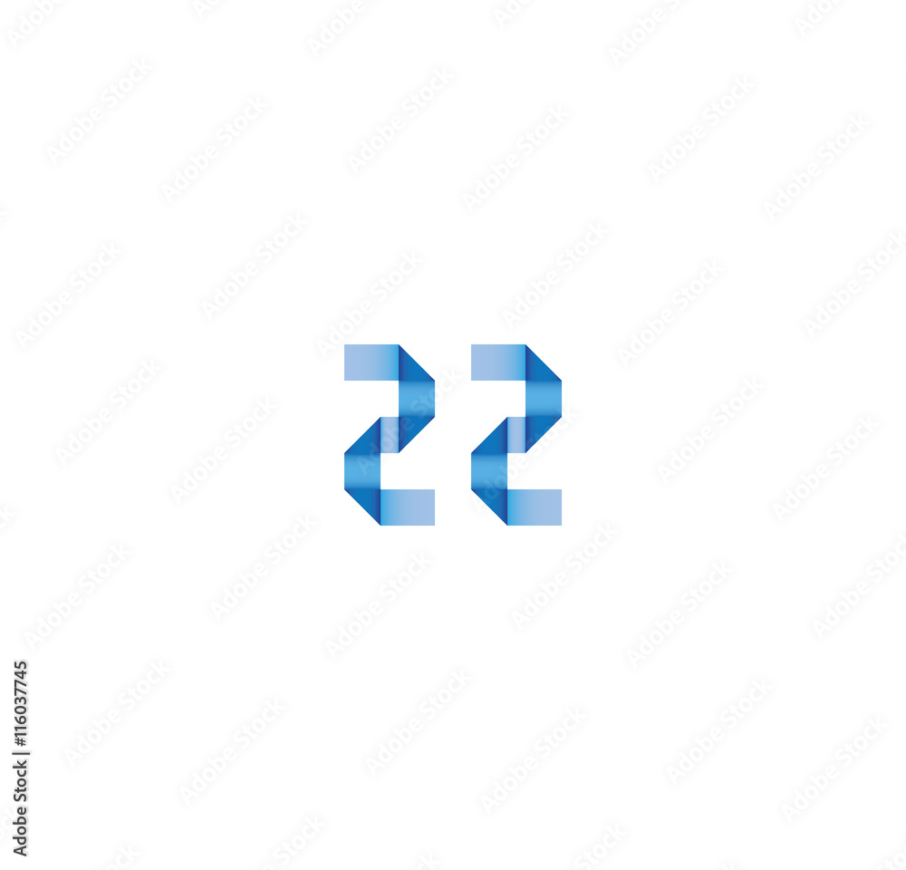 22 initial simple modern blue 22 initial simple modern blue