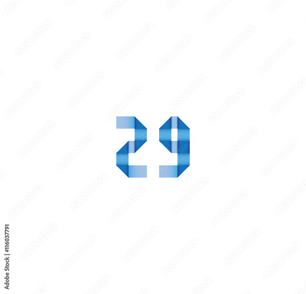 29 initial simple modern blue 29 initial simple modern blue