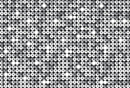 Background with shiny silver sequins. Eps10.
