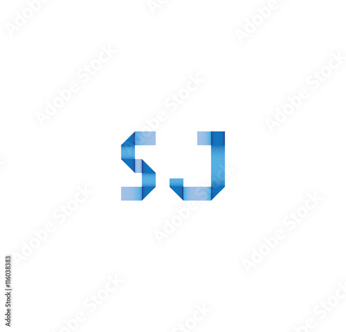 Free Download 5j initial simple modern blue  - GFXLoad