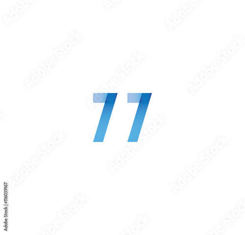 77 initial simple modern blue  © otakzatikz