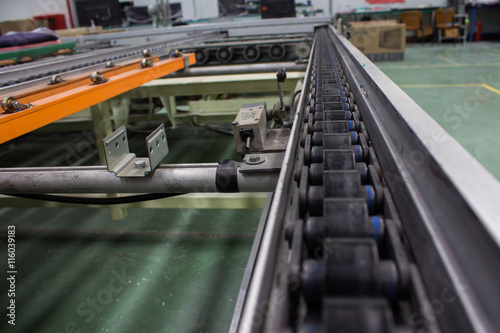 The chain and shaft drive Line Conveyor