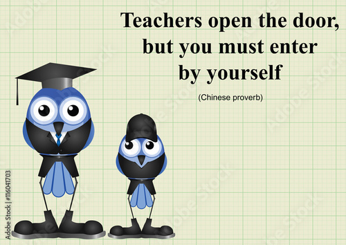Teachers open the door