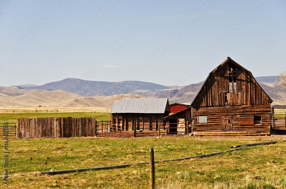 Old Barn on a Ranch Old Barn on a Ranch