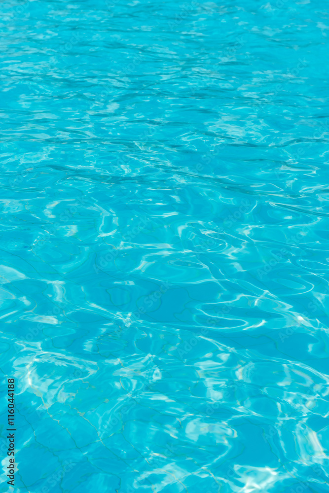 Fototapeta premium Swimming pool with sunny reflections