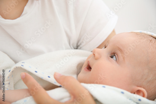 Portrait of cute baby