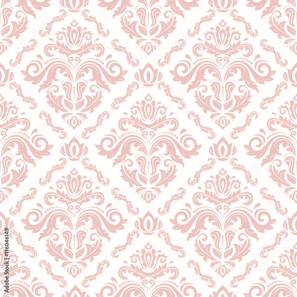 Seamless Vector Damask Pattern Seamless Vector Damask Pattern