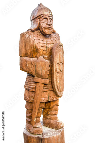 The figure of ancient warrior