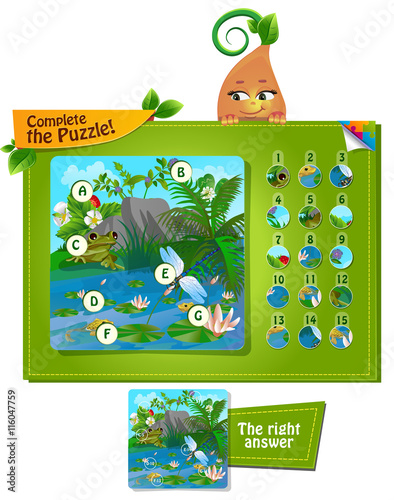 complete the puzzle insects 2