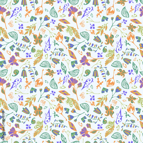 Seamless floral pattern © olusikart
