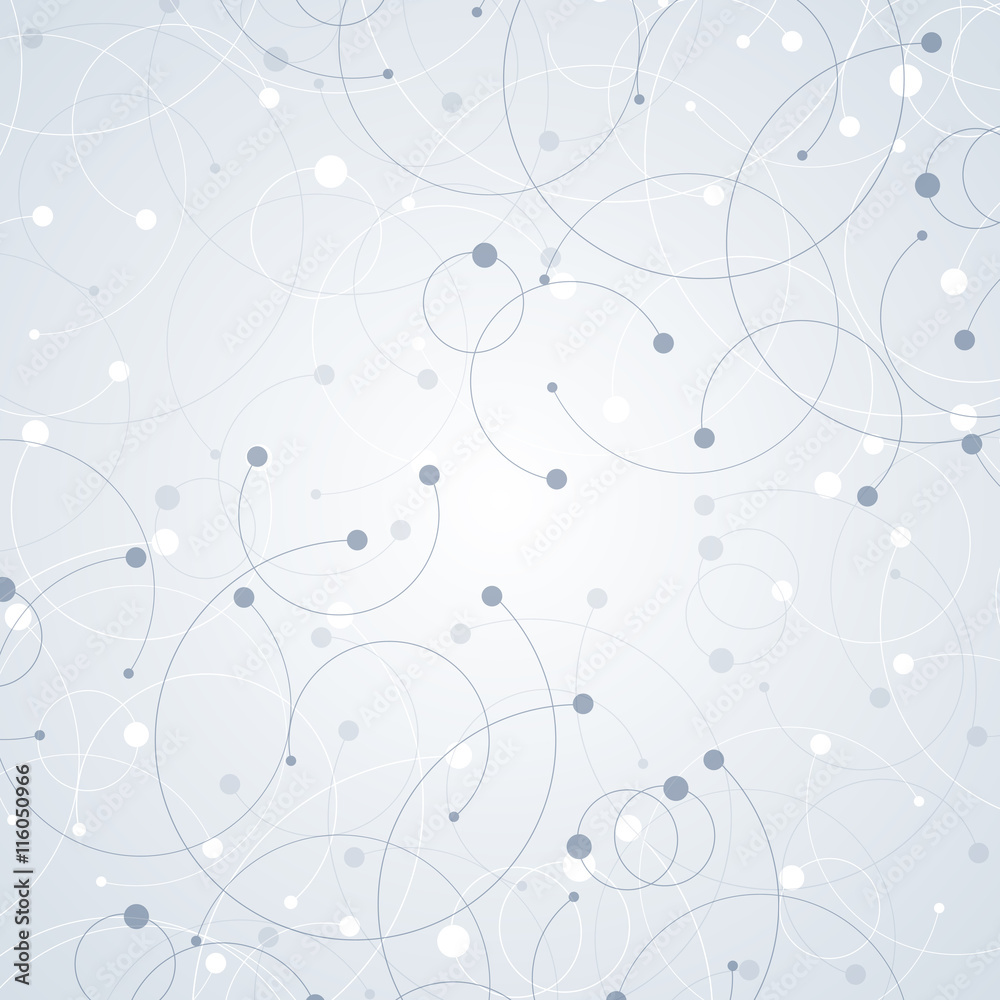 Geometric pattern with connected lines and dots. Geometric pattern with connected lines and dots.
