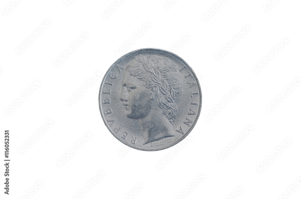100 Lire Italien Münze