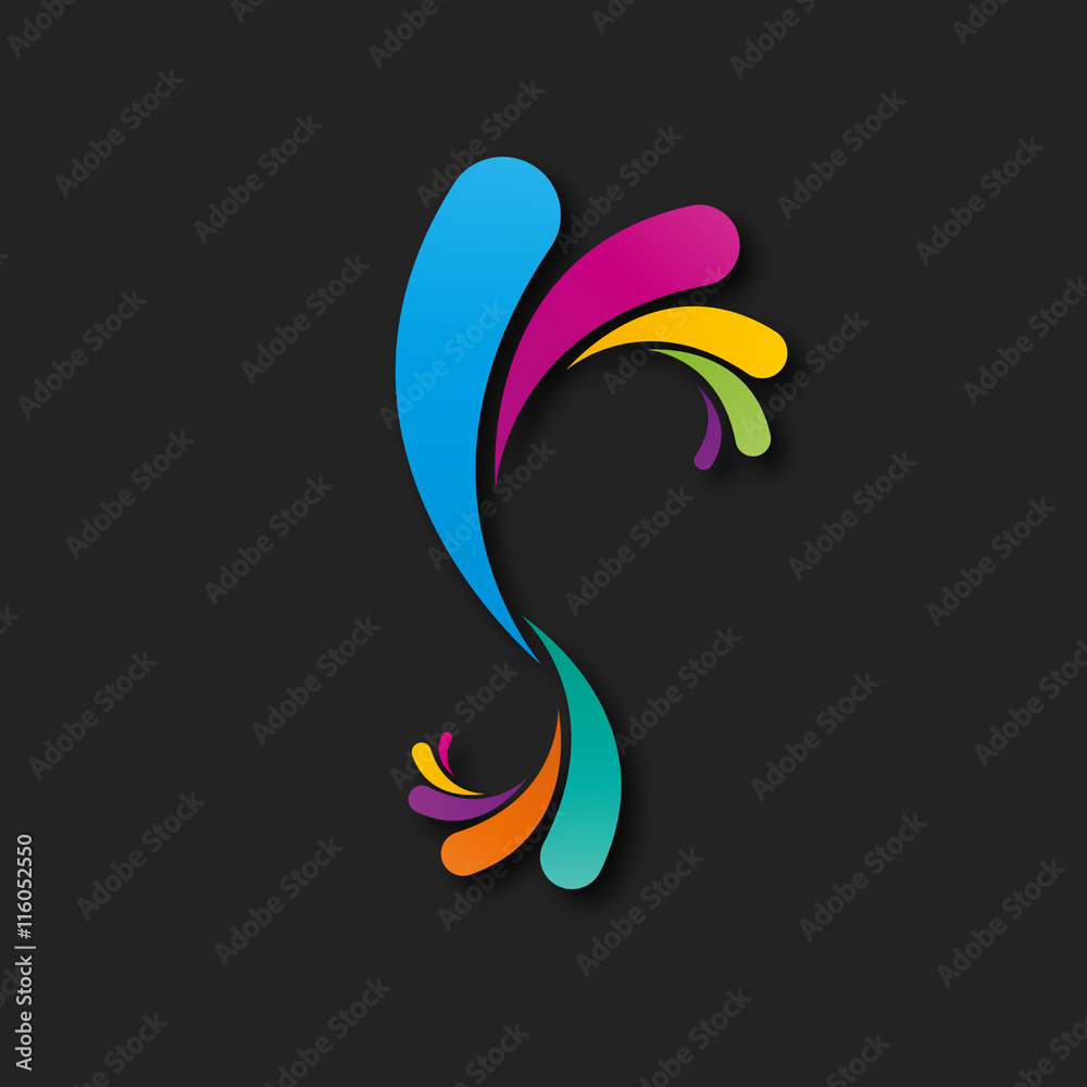 Naklejka premium logo design