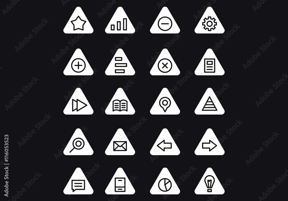 Icons design tample . Mixed media Icons design tample . Mixed media