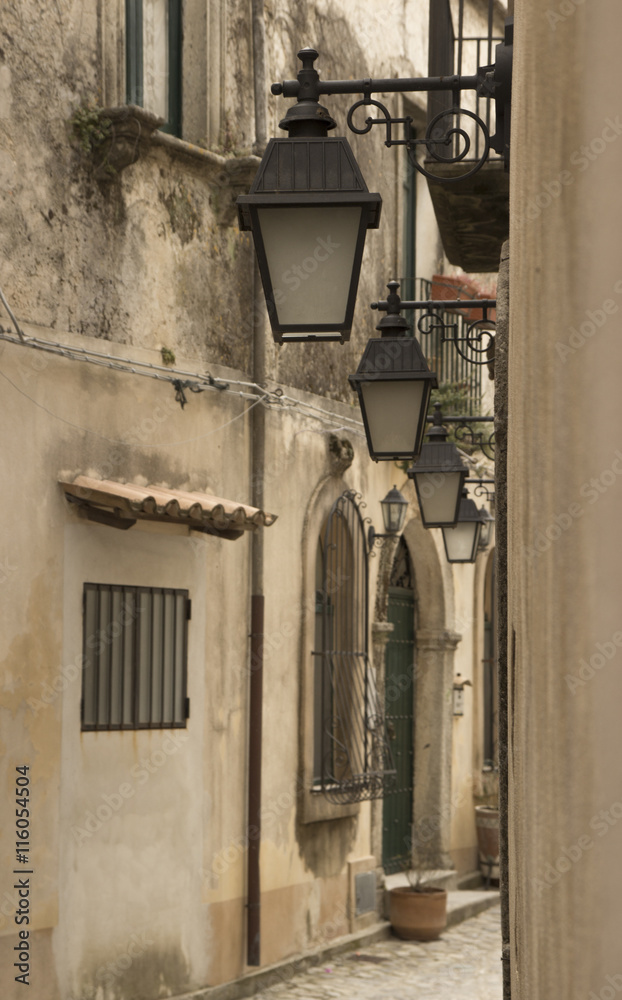 The ancient town of Gerace, Calabria, Southern Italy