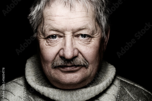 Very old man portrait