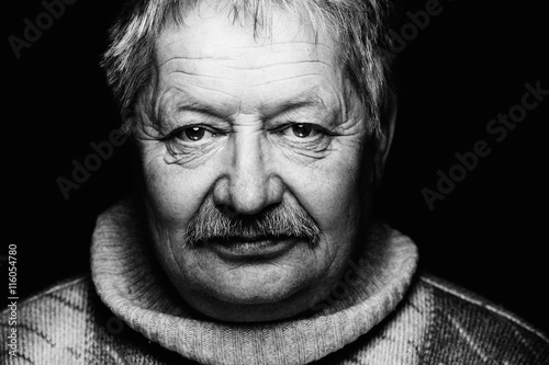 Very old man portrait