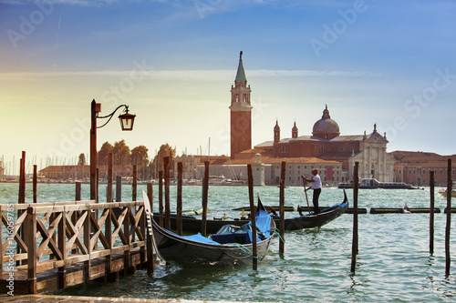 Italy. Venice. Gondolas in the Canal Grande © Konstantin Kulikov