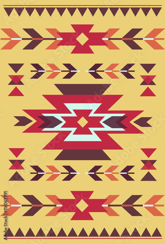 Vector Tribal element, ethnic collection, aztec stile, tribal art, tribal design isolated on darkt background