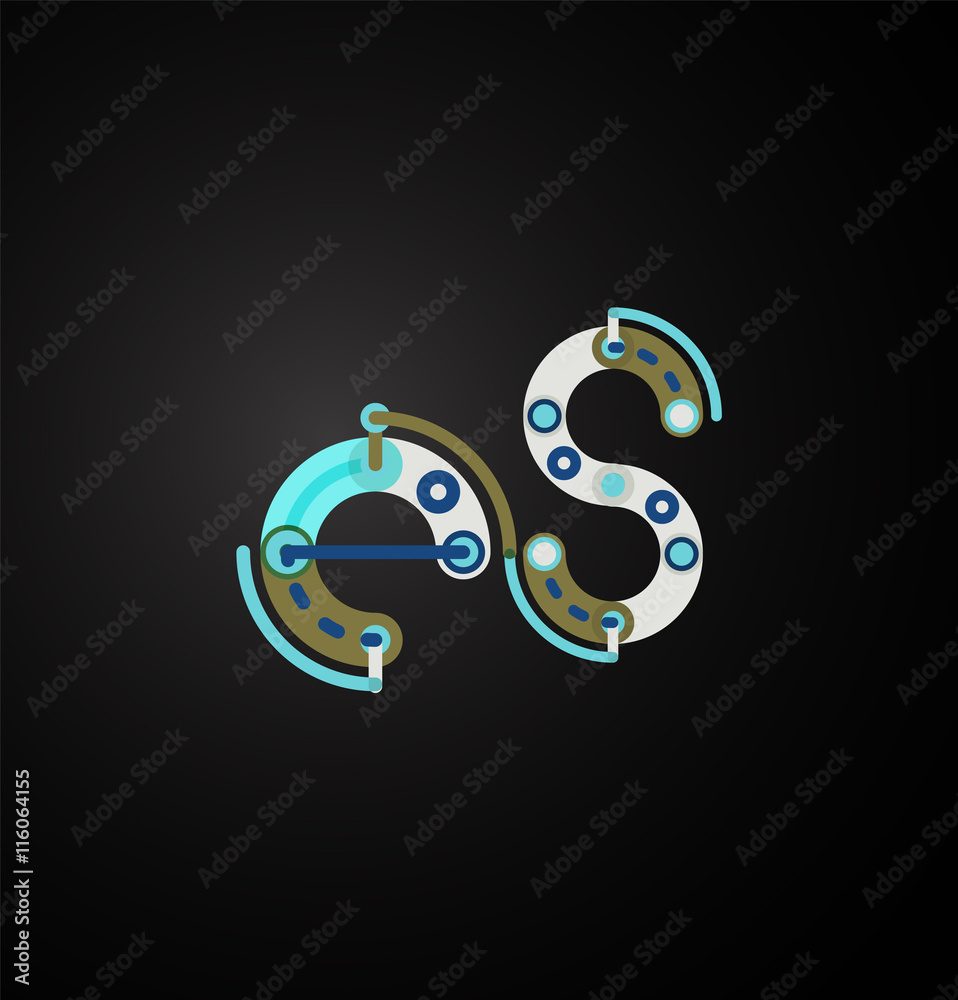 Linear letter concept Linear letter concept