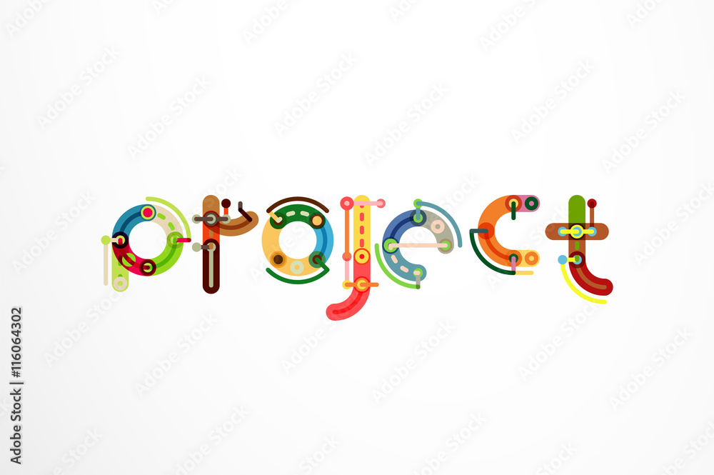 Project word letter banner Project word letter banner