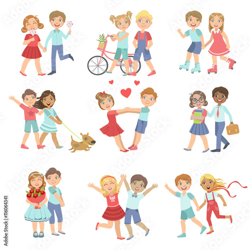Young Love Teenager Couples
