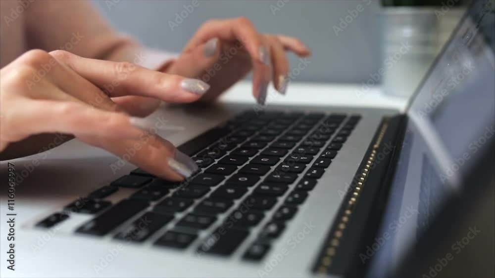 Woman working with laptop Woman working with laptop