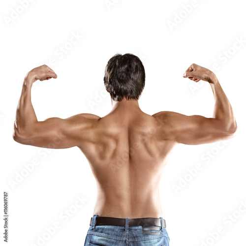 Muscular man torso