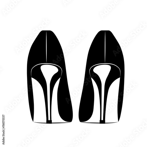 beautiful fashion heels isolated icon design, vector illustration graphic 