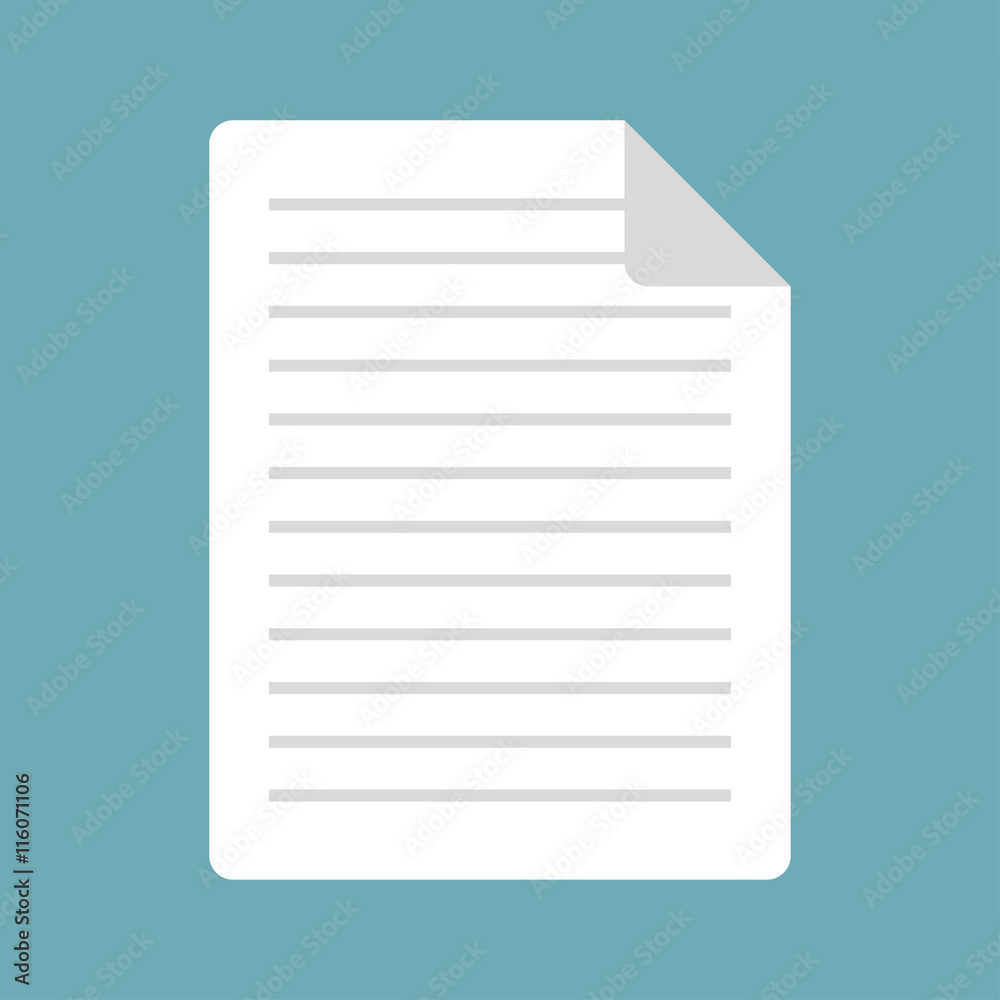 Vector paper icon Vector paper icon