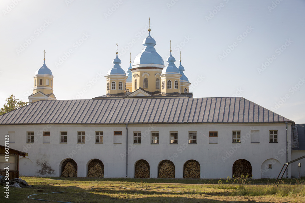 Monastery on Konevets island, Russia