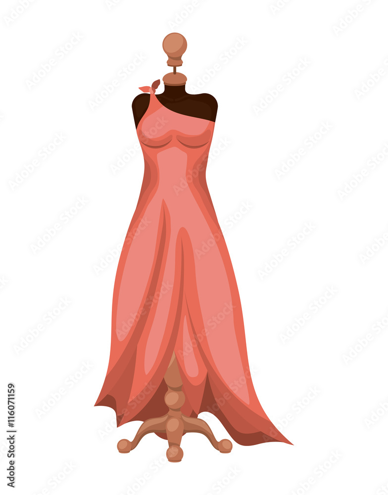 female fashion dress isolated icon design, vector illustration graphic female fashion dress isolated icon design, vector illustration graphic