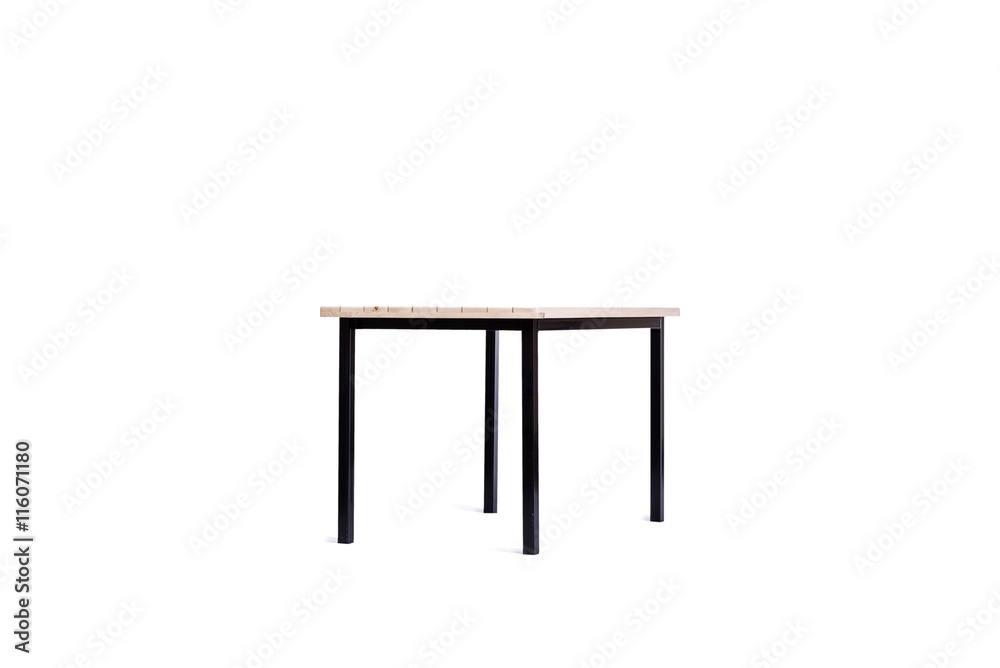 Table furniture isolated on the white Table furniture isolated on the white