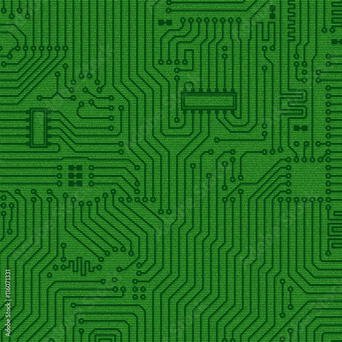 Abstract electronics green texture