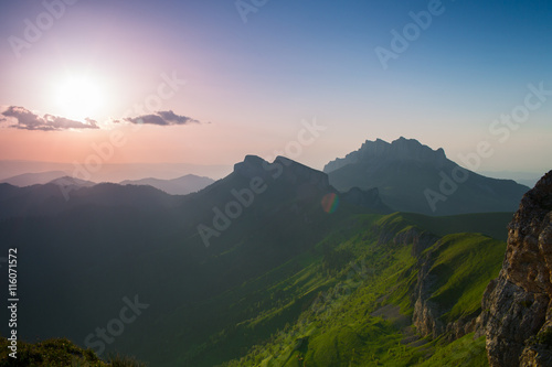 Mountain in Caucasus