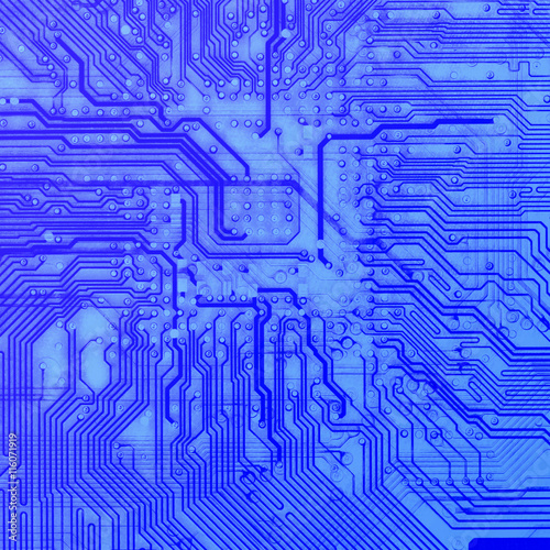 Industrial square blue texture