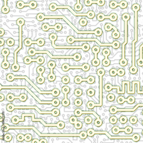 Abstract graphical circuit board light pattern