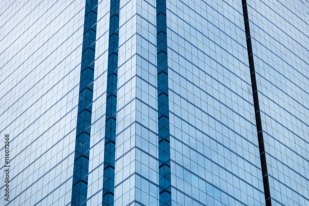 Blue Glass windows Office Building Blue Glass windows Office Building