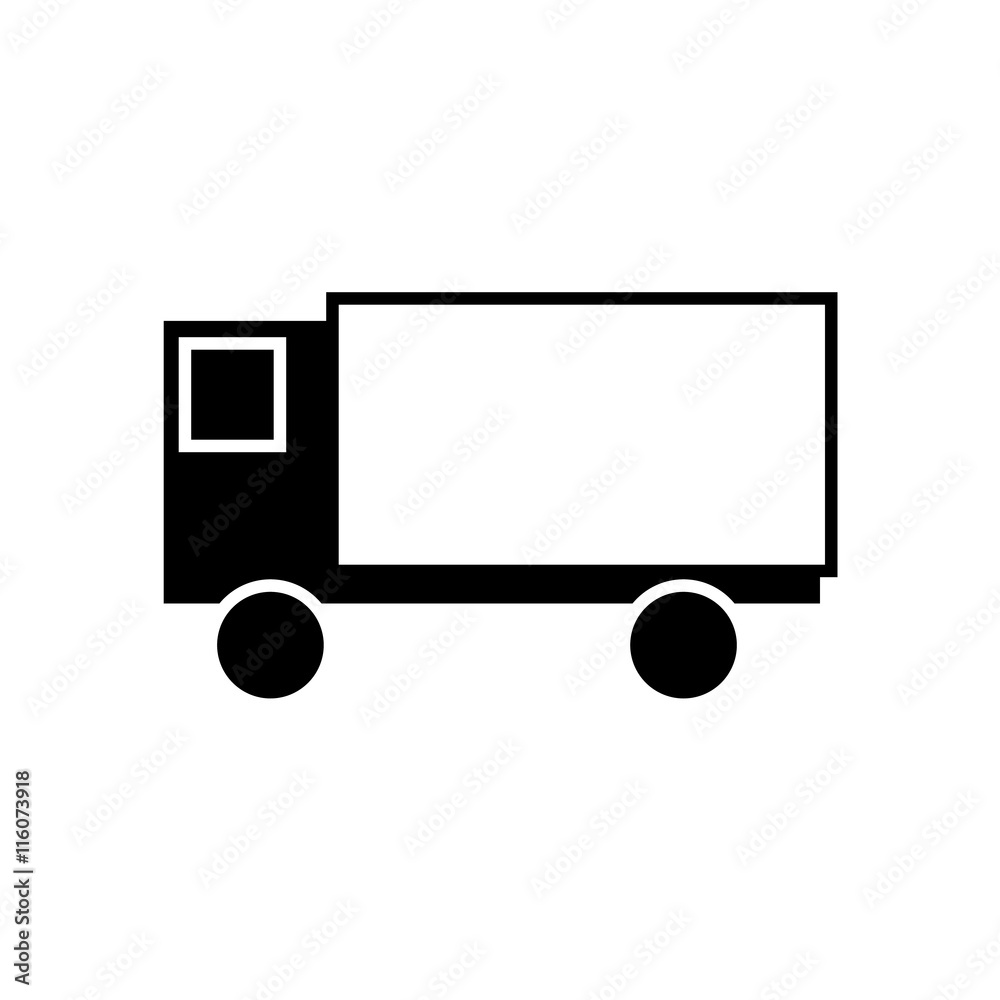 Truck icon. Simple flat style vector illustration. Truck icon. Simple flat style vector illustration.