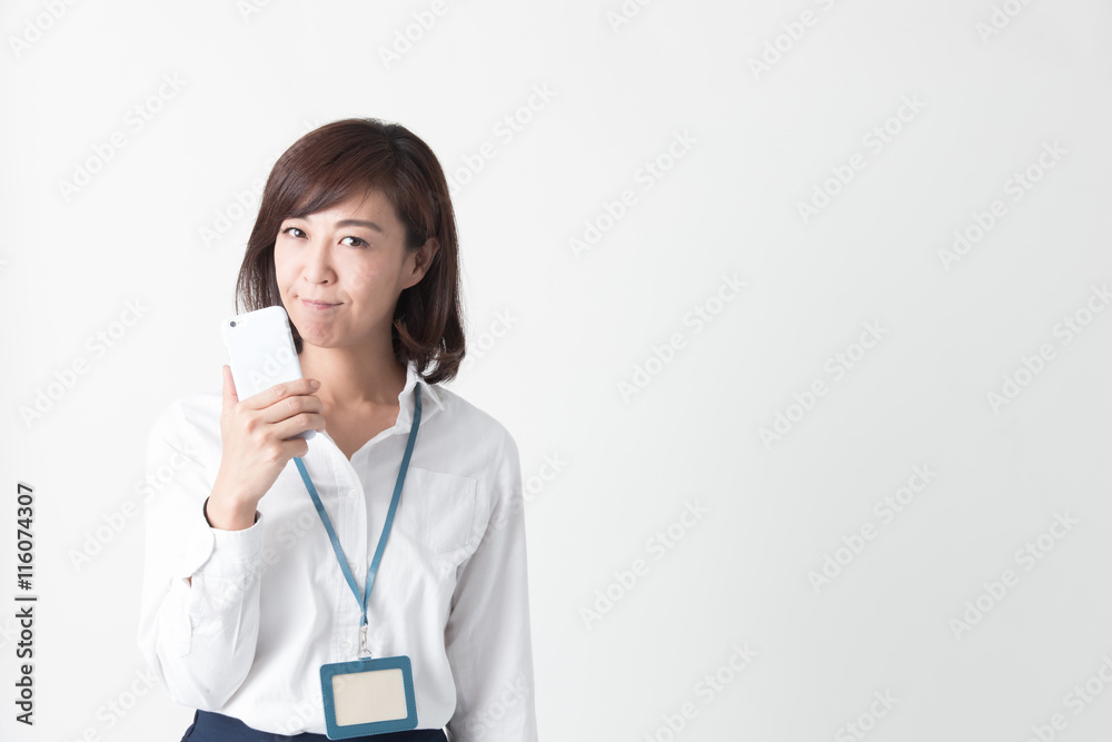 OLポートレート・ミドル女性(白バック) OLポートレート・ミドル女性(白バック)