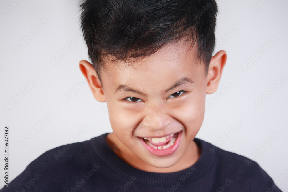 Boy with Grin Face Boy with Grin Face